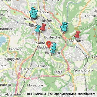 Mappa Viale Borri Luigi, 21100 Varese VA, Italia (2.21733)