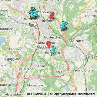 Mappa Viale Borri Luigi, 21100 Varese VA, Italia (2.65529)