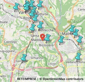 Mappa Viale Borri Luigi, 21100 Varese VA, Italia (2.52316)