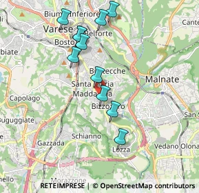 Mappa Viale Borri Luigi, 21100 Varese VA, Italia (1.81182)