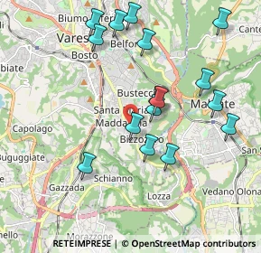 Mappa Viale Borri Luigi, 21100 Varese VA, Italia (1.97063)