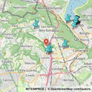 Mappa Via Tre Camini, 22020 Como CO, Italia (2.56583)
