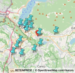 Mappa Via Luigi Cadorna, 22030 Lipomo CO, Italia (3.51714)