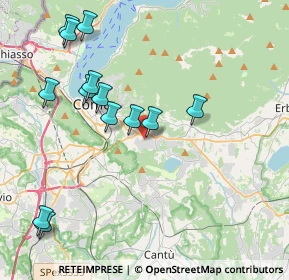 Mappa Via Luigi Cadorna, 22030 Lipomo CO, Italia (4.32231)