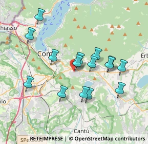 Mappa Via Luigi Cadorna, 22030 Lipomo CO, Italia (3.43333)