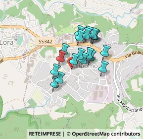 Mappa Via Luigi Cadorna, 22030 Lipomo CO, Italia (0.2965)