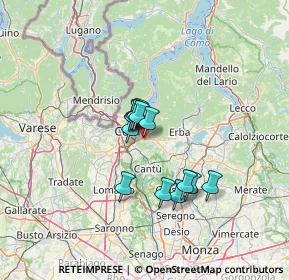 Mappa Via Luigi Cadorna, 22030 Lipomo CO, Italia (9.03692)