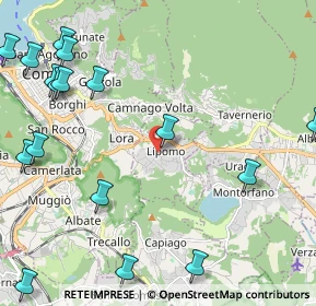Mappa Via Luigi Cadorna, 22030 Lipomo CO, Italia (3.03118)