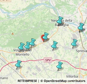 Mappa Via Schiavonesca, 31040 Giavera del Montello TV, Italia (4.2975)