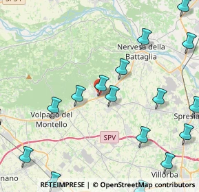 Mappa Via Schiavonesca, 31040 Giavera del Montello TV, Italia (6.102)