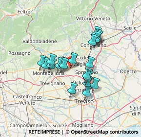 Mappa Via Schiavonesca, 31040 Giavera del Montello TV, Italia (10.547)