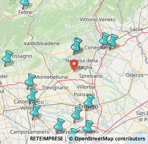 Mappa Via Schiavonesca, 31040 Giavera del Montello TV, Italia (21.57571)