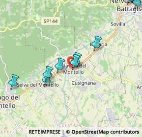 Mappa Via Schiavonesca, 31040 Giavera del Montello TV, Italia (2.51909)