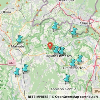 Mappa Viale dell'Industria, 22020 Faloppio CO, Italia (4.42727)