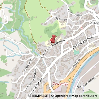 Mappa Via Alessandro Manzoni,  149, 24025 Gazzaniga, Bergamo (Lombardia)