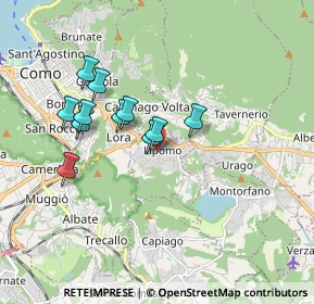 Mappa Corte Giazee, 22030 Lipomo CO, Italia (1.50182)