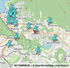 Mappa Corte Giazee, 22030 Lipomo CO, Italia (2.65)