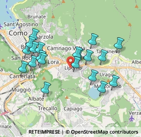 Mappa Corte Giazee, 22030 Lipomo CO, Italia (1.8095)