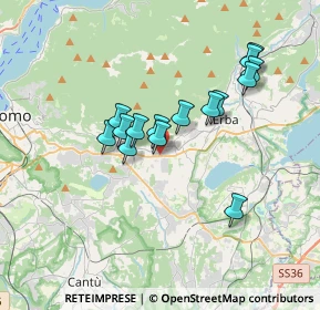 Mappa Viale Lombardia, 22031 Albavilla CO, Italia (2.924)