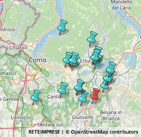 Mappa Viale Lombardia, 22031 Albavilla CO, Italia (6.26684)