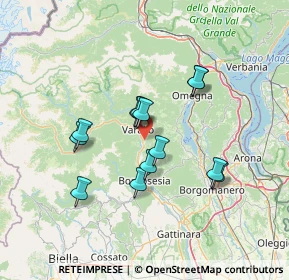 Mappa Via per Cilimo, 13019 Varallo VC, Italia (11.56923)