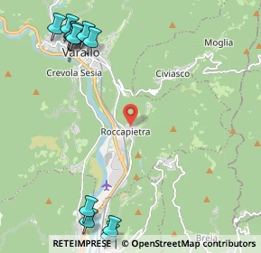 Mappa Via per Cilimo, 13019 Varallo VC, Italia (3.0925)