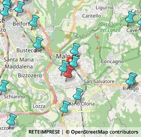 Mappa Via Cantore General, 21046 Malnate VA, Italia (3.04895)