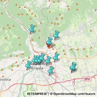 Mappa Via Alcide de Gasperi, 36060 Romano D'ezzelino VI, Italia (3.67615)