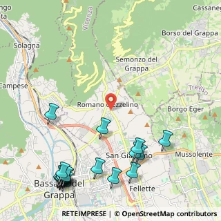 Mappa Via Alcide de Gasperi, 36060 Romano D'ezzelino VI, Italia (3.0515)