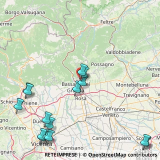 Mappa Via Alcide de Gasperi, 36060 Romano D'ezzelino VI, Italia (23.55533)