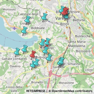 Mappa Piazza Santissima Trinità, 21100 Varese VA, Italia (2.2405)