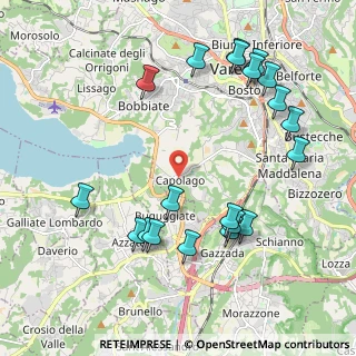 Mappa Piazza Santissima Trinità, 21100 Varese VA, Italia (2.3205)