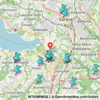 Mappa Piazza Santissima Trinità, 21100 Varese VA, Italia (2.53214)