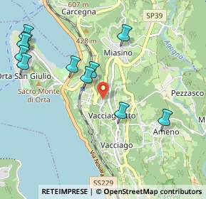 Mappa Via per Miasino, 28016 Orta San Giulio NO, Italia (1.17818)