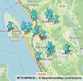 Mappa Via per Miasino, 28016 Orta San Giulio NO, Italia (0.9125)