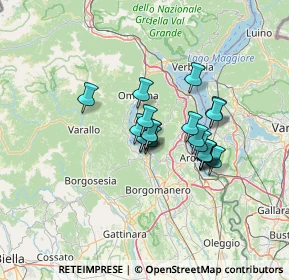 Mappa Via per Miasino, 28016 Orta San Giulio NO, Italia (9.0825)
