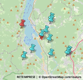 Mappa Via per Miasino, 28016 Orta San Giulio NO, Italia (3.38909)