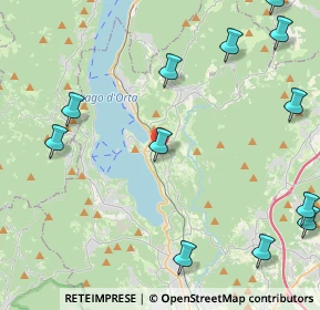 Mappa Via per Miasino, 28016 Orta San Giulio NO, Italia (6.51067)