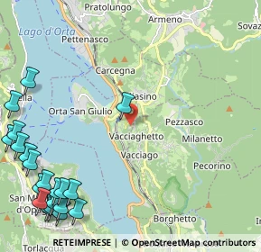 Mappa Via per Miasino, 28016 Orta San Giulio NO, Italia (3.357)