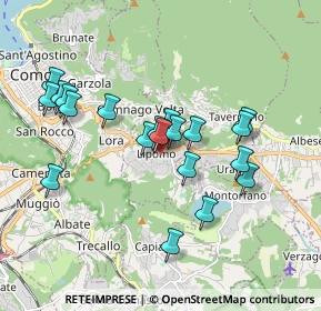 Mappa Lipomo, 22030 Lipomo CO, Italia (1.675)