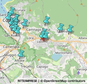 Mappa Lipomo, 22030 Lipomo CO, Italia (2.3855)