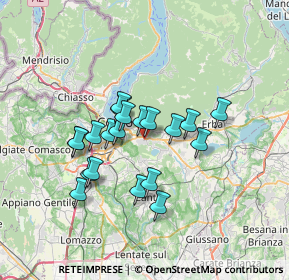 Mappa Lipomo, 22030 Lipomo CO, Italia (5.494)