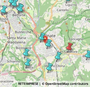 Mappa Via Capri, 21046 Malnate VA, Italia (2.91533)