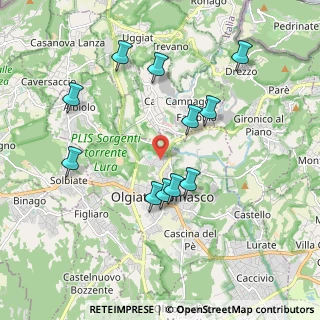Mappa Via Cascina Bella, 22077 Olgiate Comasco CO, Italia (1.87455)