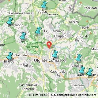 Mappa Via Cascina Bella, 22077 Olgiate Comasco CO, Italia (3.20818)