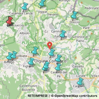 Mappa Via Cascina Bella, 22077 Olgiate Comasco CO, Italia (2.80765)