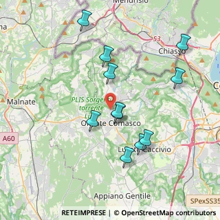 Mappa Via Cascina Bella, 22077 Olgiate Comasco CO, Italia (3.75909)