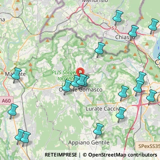 Mappa Via Cascina Bella, 22077 Olgiate Comasco CO, Italia (6.0775)