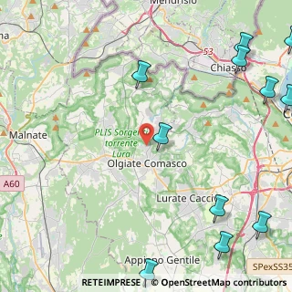 Mappa Via Cascina Bella, 22077 Olgiate Comasco CO, Italia (6.75364)