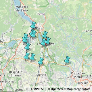 Mappa Via di Vittorio Giuseppe, 23801 Calolziocorte LC, Italia (6.50385)